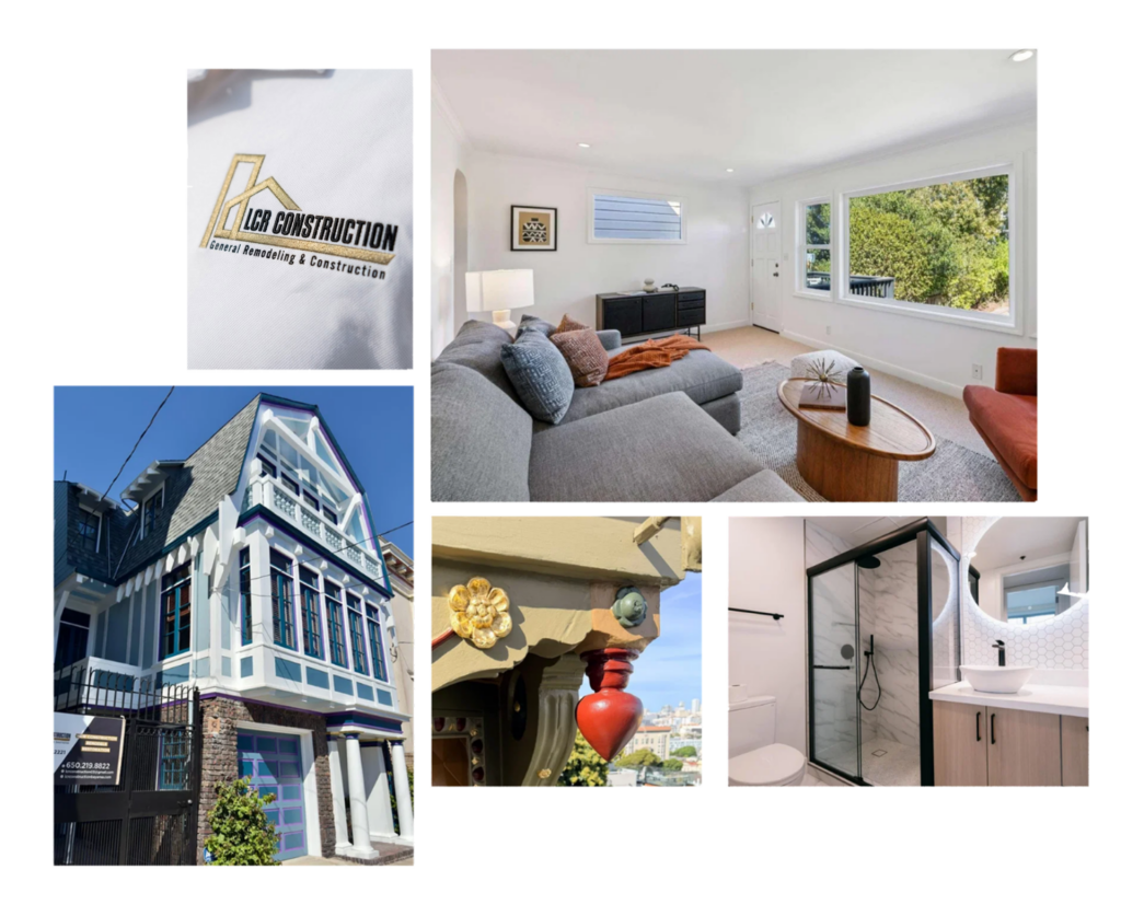 Professional general contractor and remodeling service team working on home renovation project in Daly City